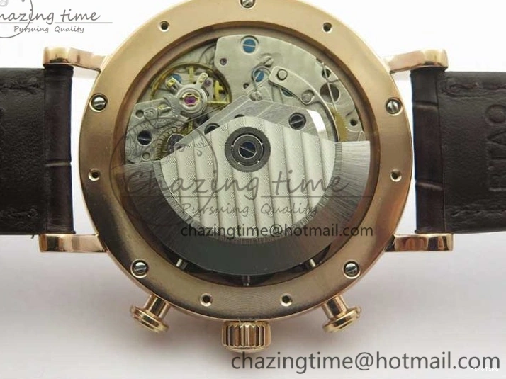 MIROTIME 0411 Efficient Portofino Chrono RG ZF 1:1 Best Edition White Dial on Brown Leather Strap A 7151